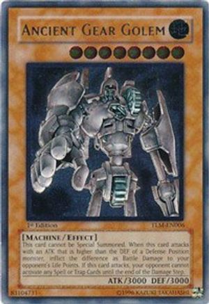 Ancient Gear Golem (Ultimate Rare) (TLM-EN006) - The Lost Millennium Unlimited