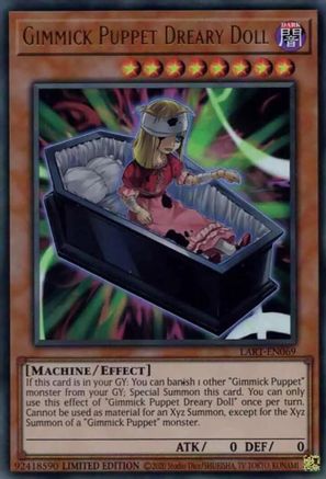 Gimmick Puppet Dreary Doll (Ultra Rare) (LART-EN069) - The Lost Art Promotion Limited