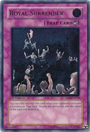 Royal Surrender (Ultimate Rare) (TLM-EN059) - The Lost Millennium 1st Edition