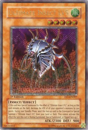 Ultimate Insect LV5 (Ultimate Rare) (FET-EN007) - Flaming Eternity 1st Edition