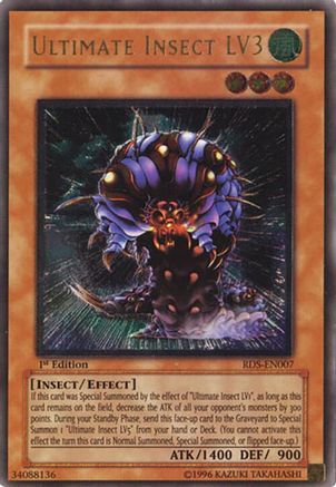 Ultimate Insect LV3 (Ultimate Rare) (RDS-EN007) - Rise of Destiny Unlimited