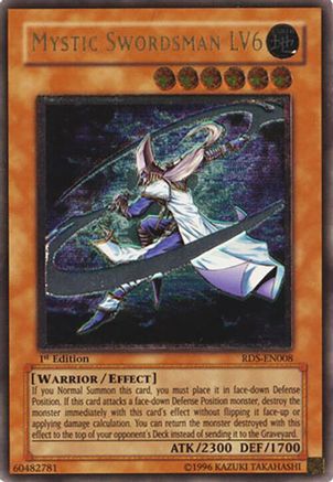 Mystic Swordsman LV6 (Ultimate Rare) (RDS-EN008) - Rise of Destiny Unlimited