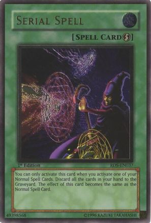 Serial Spell (Ultimate Rare) (RDS-EN037) - Rise of Destiny 1st Edition