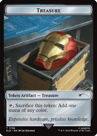 Treasure Token (SLD-1736) (Rainbow Foil) [Secret Lair Drop] Foil