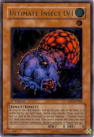 Ultimate Insect LV1 (Ultimate Rare) (SOD-EN005) - Soul of the Duelist 1st Edition