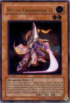 Mystic Swordsman LV2 (Ultimate Rare) (SOD-EN011) - Soul of the Duelist Unlimited