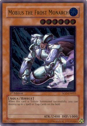 Mobius the Frost Monarch (Ultimate Rare) (SOD-EN022) - Soul of the Duelist 1st Edition