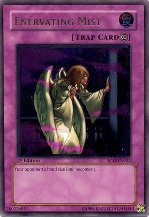 Enervating Mist (Ultimate Rare) (SOD-EN053) - Soul of the Duelist 1st Edition