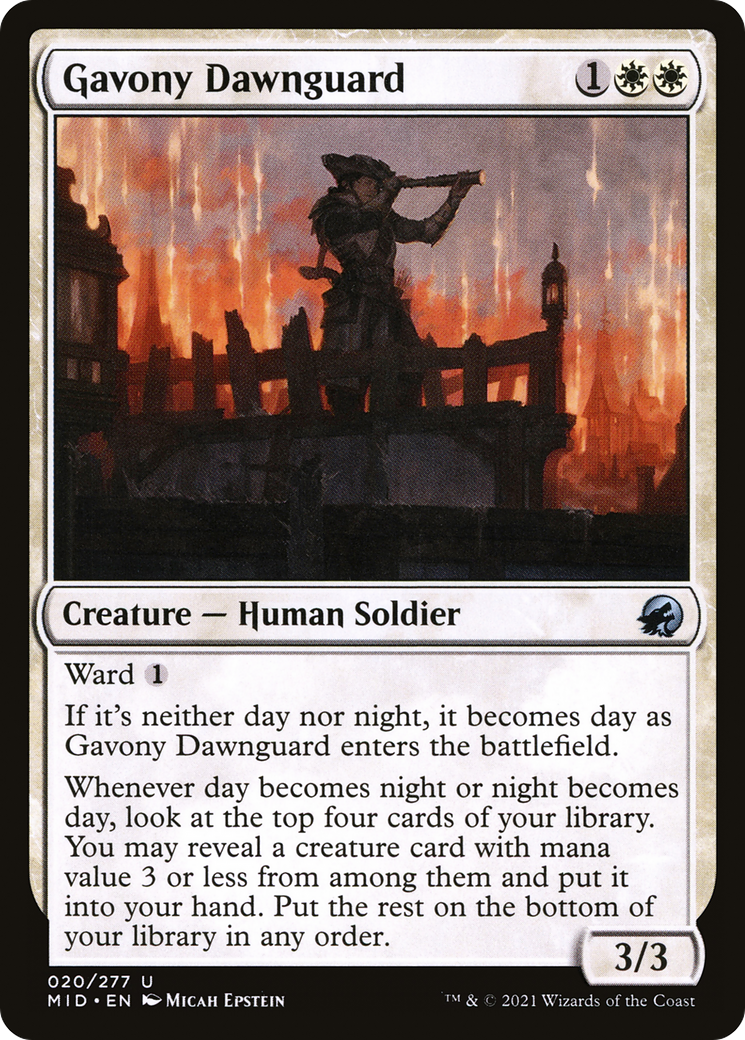 Gavony Dawnguard (MID-020) [Innistrad: Midnight Hunt]