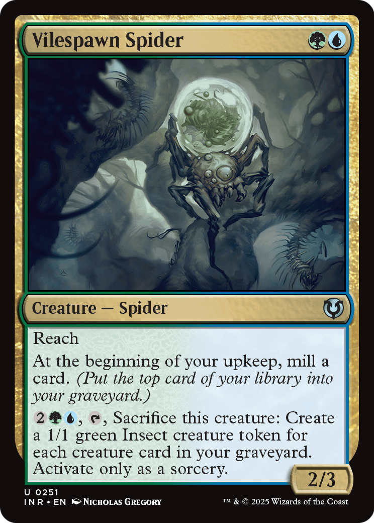 Vilespawn Spider - Foil [Innistrad Remastered]