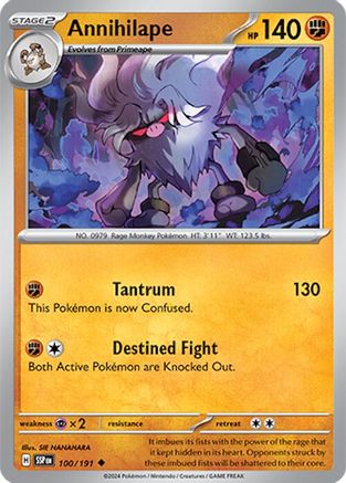 Annihilape (100/191) [SV08 Surging Sparks] - Uncommon