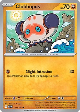 Clobbopus (112/191) [SV08 Surging Sparks] - Common