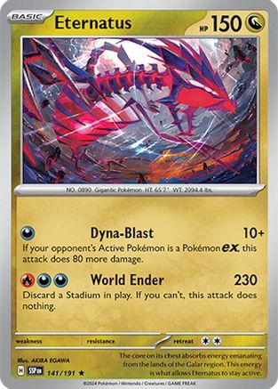 Eternatus (141/191) [SV08 Surging Sparks] Reverse Holofoil - Rare