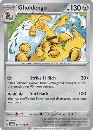 Gholdengo (131/191) [SV08 Surging Sparks] - Uncommon