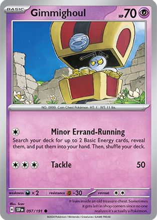 Gimmighoul (097/191) [SV08 Surging Sparks] - Common