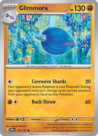 Glimmora (115/191) [SV08 Surging Sparks] - Common