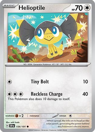 Helioptile (154/191) [SV08 Surging Sparks] - Common