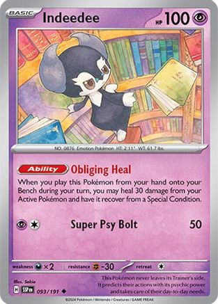 Indeedee (093/191) [SV08 Surging Sparks] - Uncommon