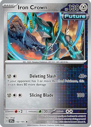 Iron Crown (132/191) [SV08 Surging Sparks] Holofoil - Rare