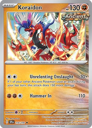 Koraidon (116/191) [SV08 Surging Sparks] - Uncommon