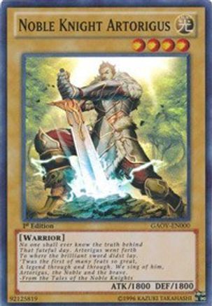 Noble Knight Artorigus (Super Rare) (GAOV-EN000) - Galactic Overlord Unlimited