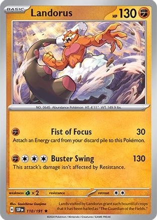 Landorus (110/191) [SV08 Surging Sparks] Reverse Holofoil - Rare