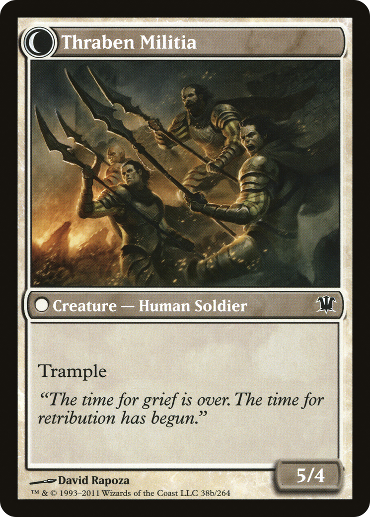 Thraben Sentry (ISD-038) [Innistrad] Foil