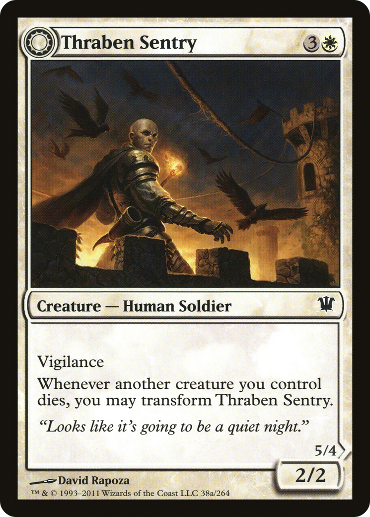 Thraben Sentry (ISD-038) [Innistrad] Foil
