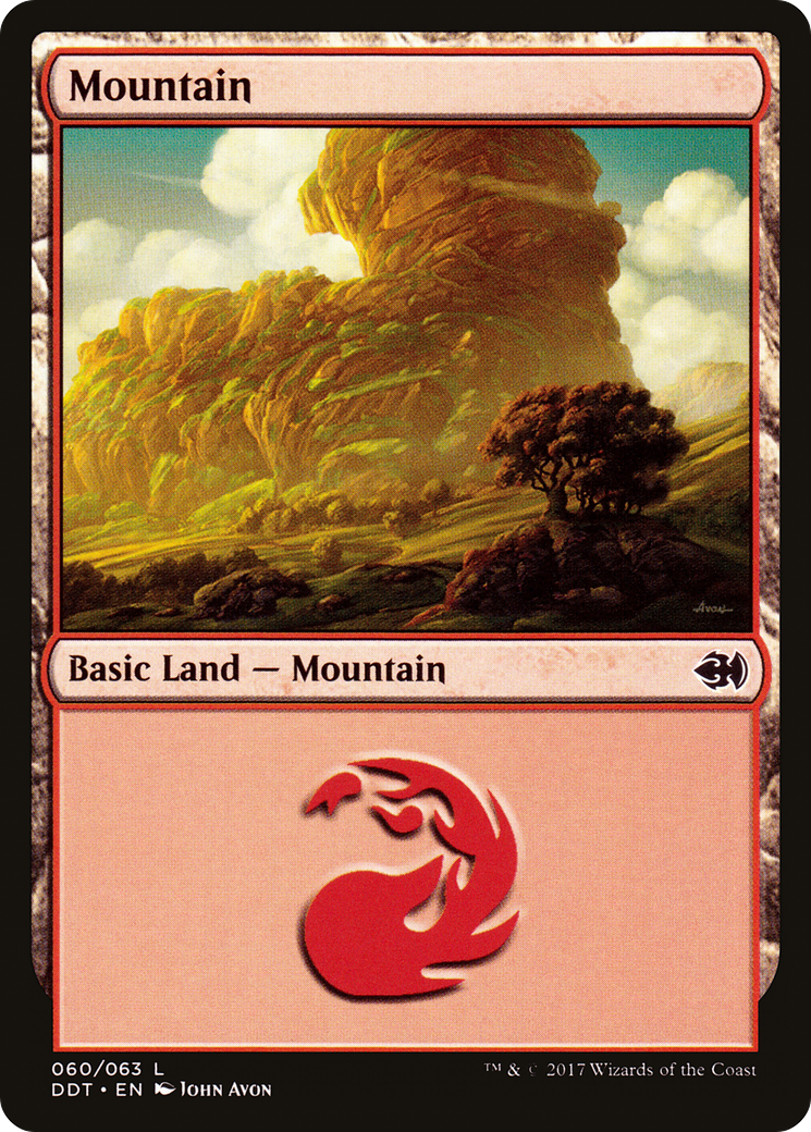 Mountain (DDT-060) [Duel Decks: Merfolk vs. Goblins]