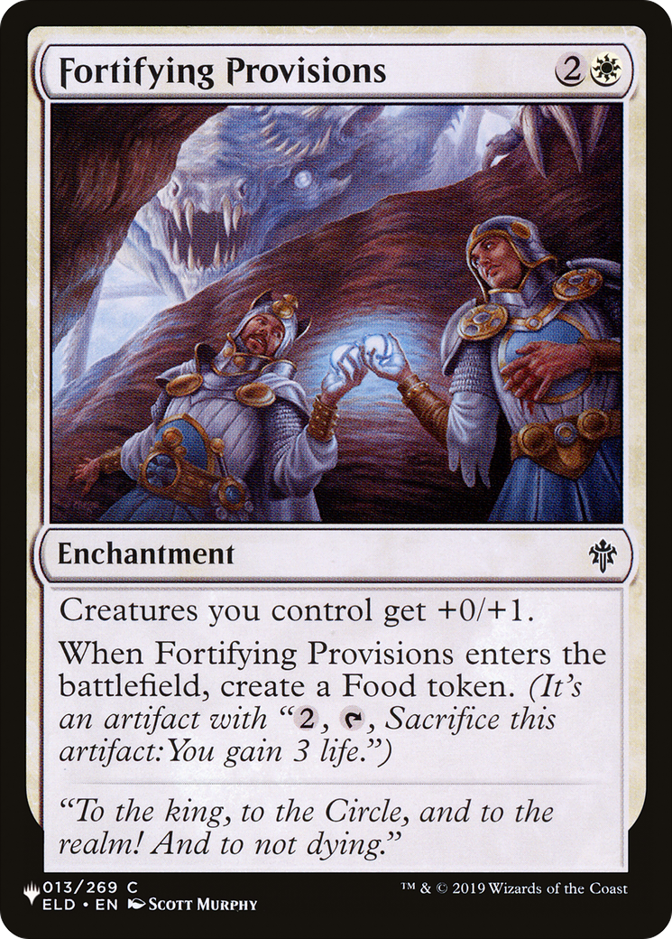 Fortifying Provisions - The List [The List]