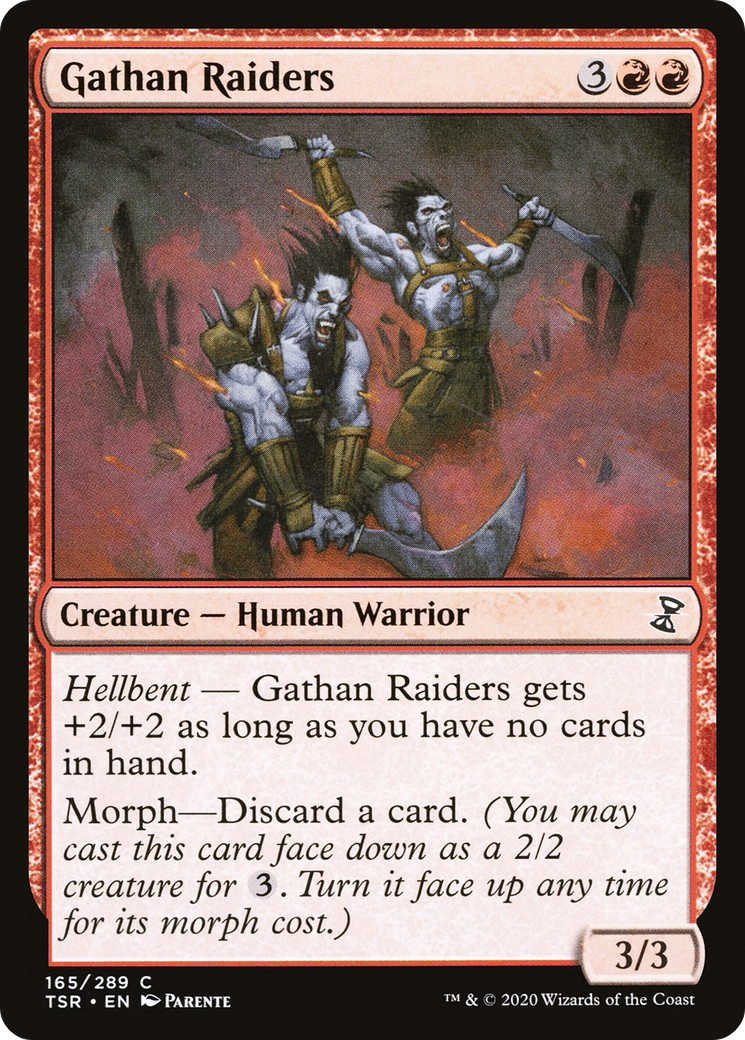 Gathan Raiders (TSR-165) [Time Spiral Remastered] Foil