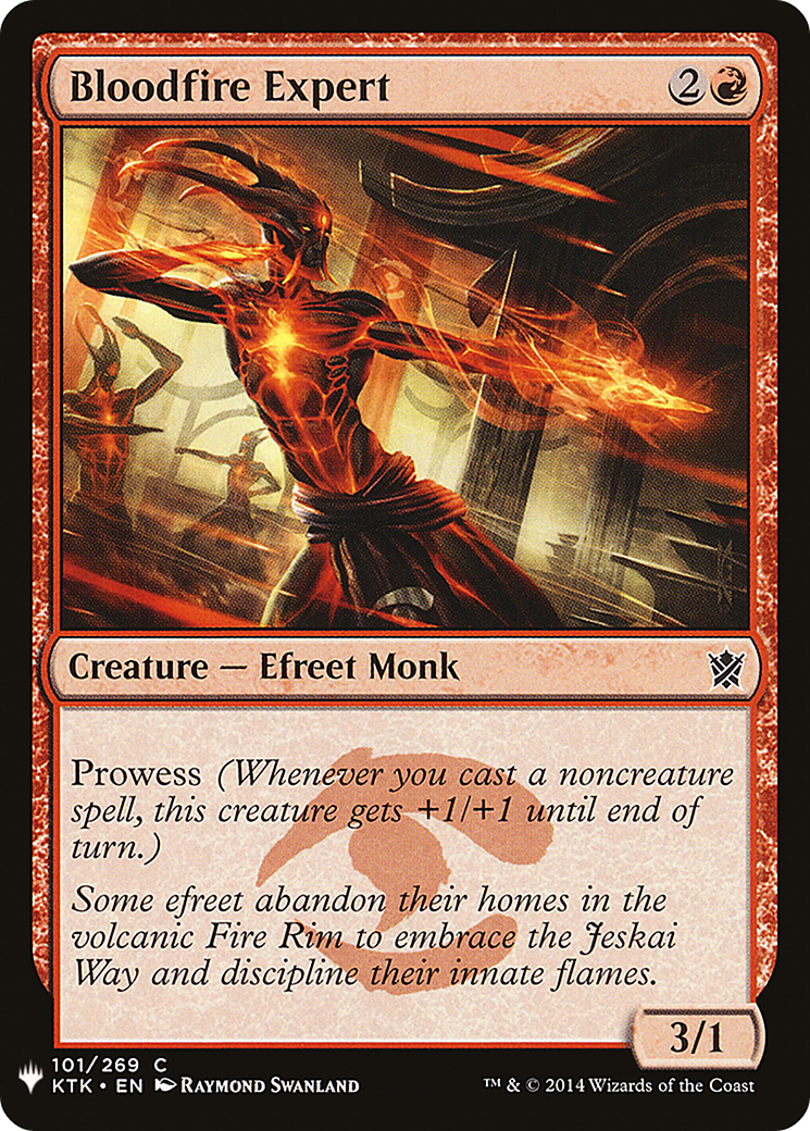 Bloodfire Expert (LIST-101) [The List]