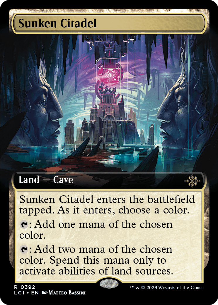 Sunken Citadel (Extended Art) (LCI-392) [The Lost Caverns of Ixalan] Foil
