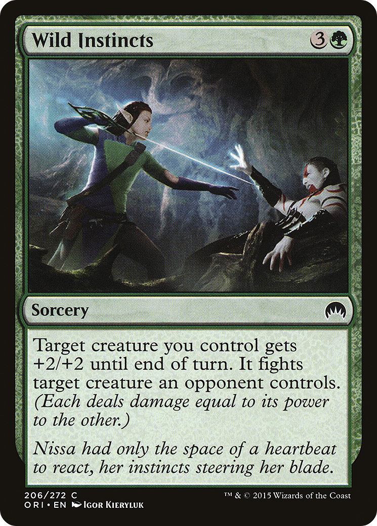 Wild Instincts (ORI-206) [Magic Origins] Foil