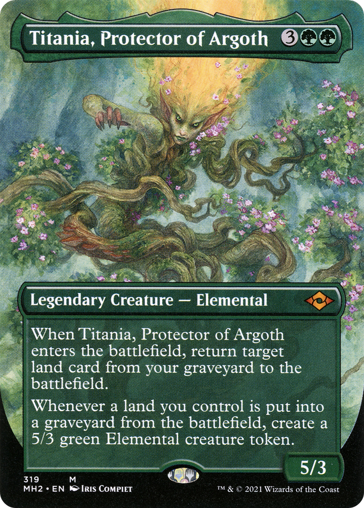 Titania, Protector of Argoth (Borderless) (MH2-319) [Modern Horizons 2]