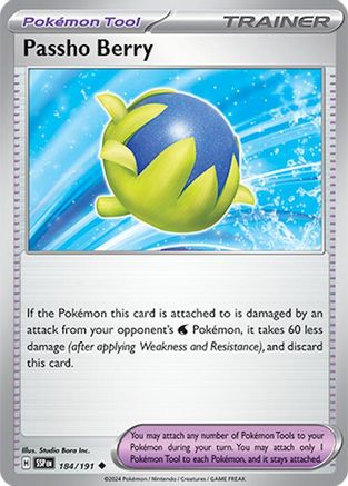 Passho Berry (184/191) [SV08 Surging Sparks] Reverse Holofoil - Uncommon