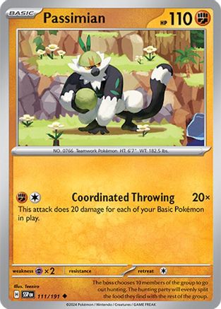 Passimian (111/191) [SV08 Surging Sparks] Reverse Holofoil - Uncommon