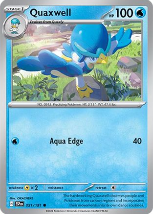 Quaxwell (051/191) [SV08 Surging Sparks] Reverse Holofoil - Common