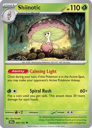 Shiinotic (009/191) [SV08 Surging Sparks] - Uncommon