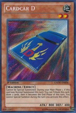 Cardcar D (Secret Rare) (GAOV-EN006) - Galactic Overlord 1st Edition
