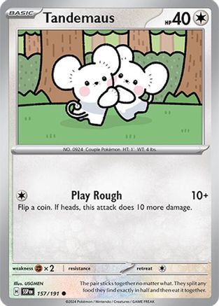 Tandemaus (157/191) [SV08 Surging Sparks] Reverse Holofoil - Common