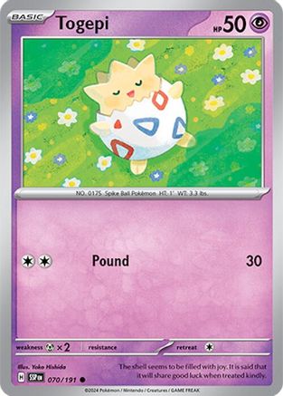 Togepi (070/191) [SV08 Surging Sparks] - Common