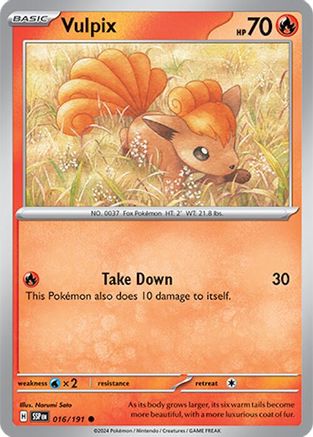 Vulpix (016/191) [SV08 Surging Sparks] - Common