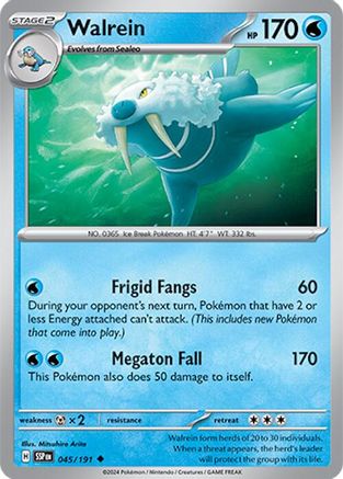 Walrein (045/191) [SV08 Surging Sparks] Reverse Holofoil - Uncommon