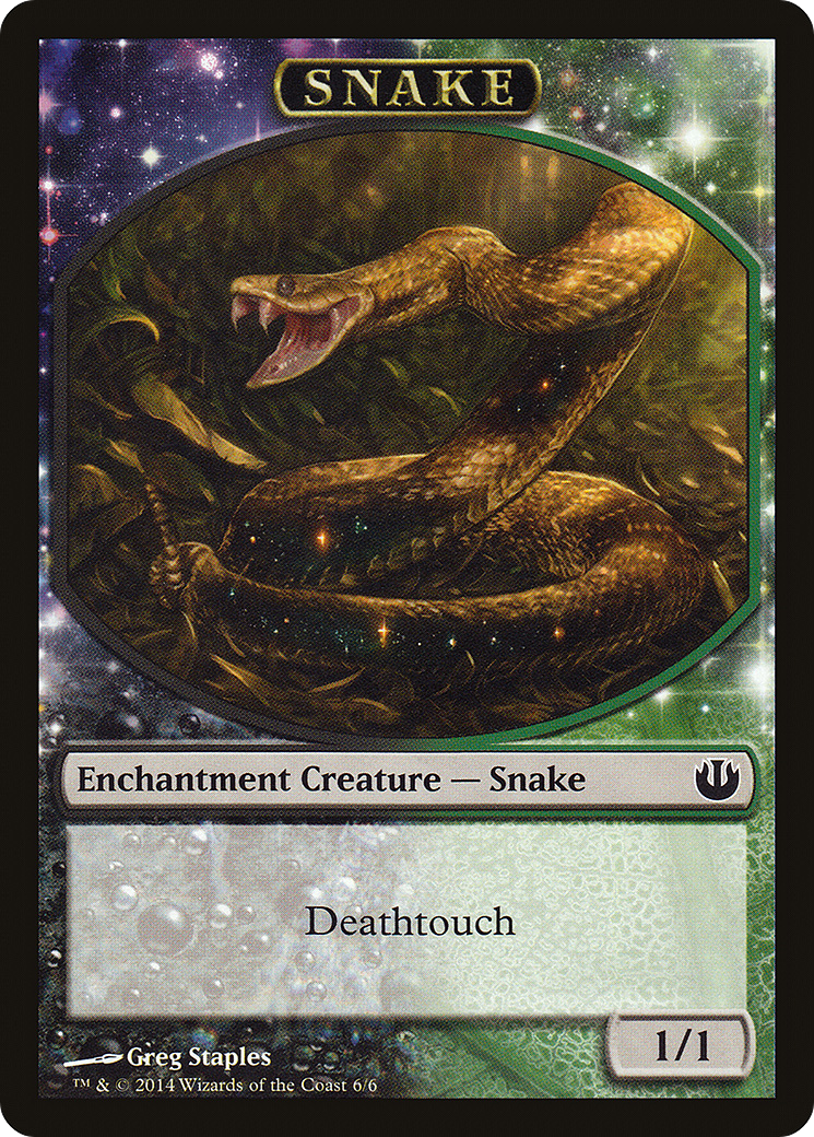 Snake Token (JOU-006) [Journey into Nyx Tokens]