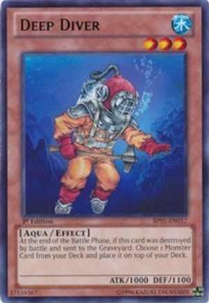 Deep Diver (Rare) (BP01-EN017) - Battle Pack: Epic Dawn 1st Edition