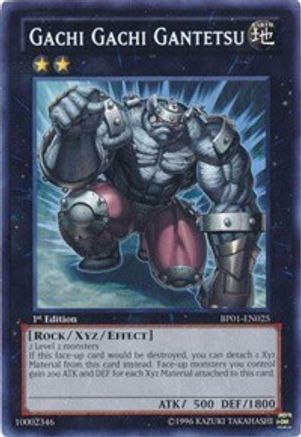 Gachi Gachi Gantetsu (Rare) (BP01-EN025) - Battle Pack: Epic Dawn 1st Edition