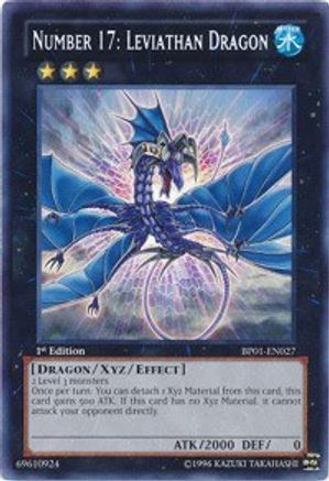 Number 17: Leviathan Dragon (Rare) (BP01-EN027) - Battle Pack: Epic Dawn 1st Edition