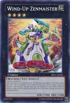 Wind-Up Zenmaister (Rare) (BP01-EN028) - Battle Pack: Epic Dawn Unlimited