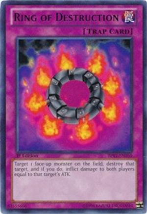 Ring of Destruction (Rare) (BP01-EN050) - Battle Pack: Epic Dawn 1st Edition